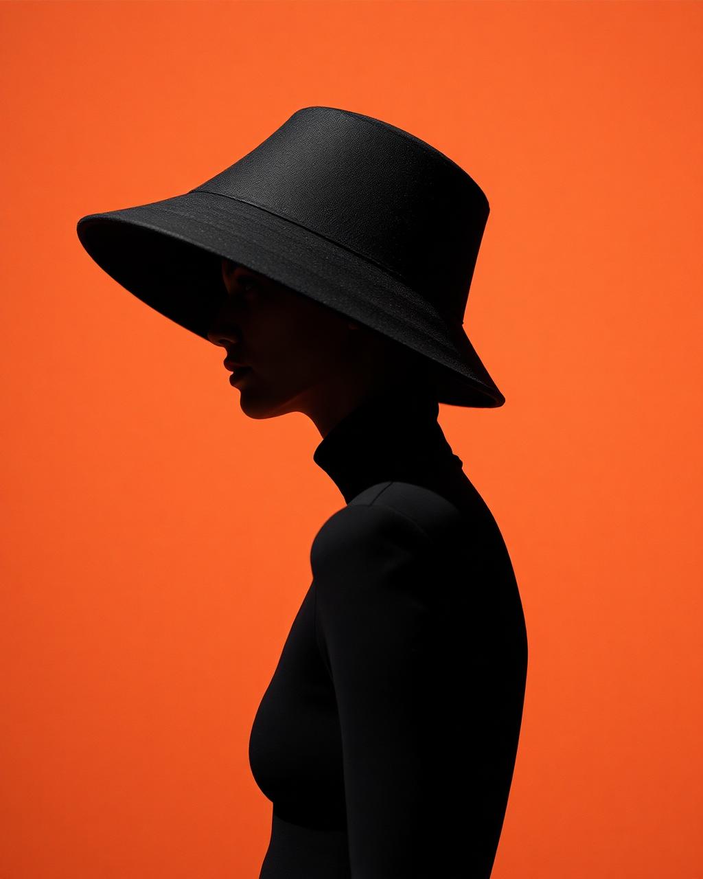 Silhouette in Crimson